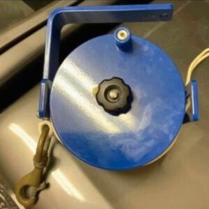 Large Blue Tech Diving Reel with Brass Clip